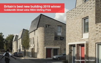 Crest Bricks and Roofing Tiles Supplied to Britain's Best New Building 2019 Winner.