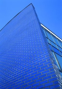 Blue glazed-office