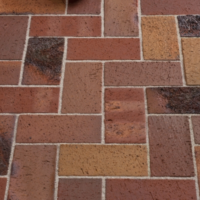 Crest KeraPave Burnt Red Multi pavers Crest KeraPave Burnt Red Multi pavers